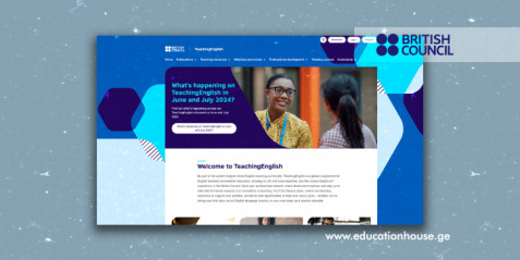 www.teachingenglish.org.uk  პლატფორმა ინგლისური ენის  მასწავლებლებისათვის