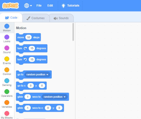 ვიზუალური პროგრამირება -Scratch. ნაწილი 1