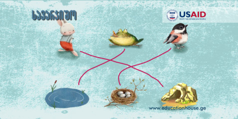 მათემატიკური თამაში  - იპოვე სახლი