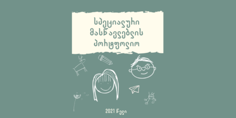 სპეციალური მასწავლებლის პორტფოლიო